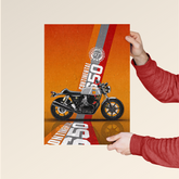 Royal Enfield Continental GT 650 – Classic Café Racer Poster